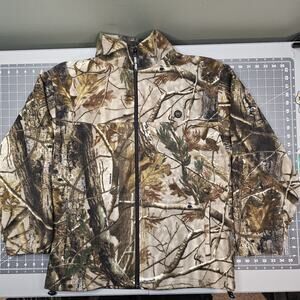 10X Products Camouflage Jacket Medium Mossy Oak Realtree Advantage Wind Proof